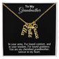 To My Grandmother Forever in my Heart Personalized Vertical Name Necklace - Mallard Moon Gift Shop