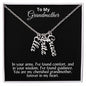 To My Grandmother Forever in my Heart Personalized Vertical Name Necklace - Mallard Moon Gift Shop