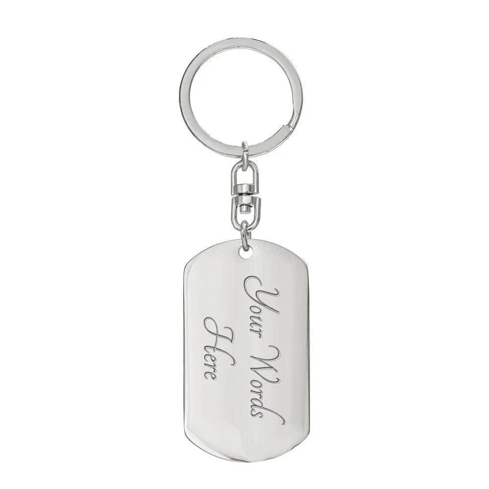 To My Husband You Are My Best Friend, My Soulmate, My Everything Engraved Keychain Anniversary Birthday Valentine Gift