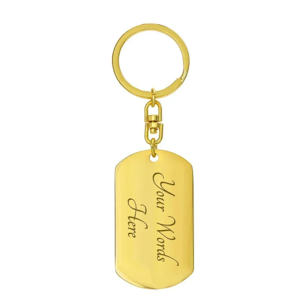 To My Husband You Are My Best Friend, My Soulmate, My Everything Engraved Keychain Anniversary Birthday Valentine Gift
