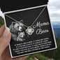 To My Mama Bear My Destination is In Your Arms Love Knot Necklace - Mallard Moon Gift Shop