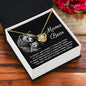 To My Mama Bear My Destination is In Your Arms Love Knot Necklace - Mallard Moon Gift Shop