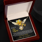 To My Mama to Bee - Soon You'll Hold Me Close- Love Knot Necklace