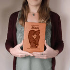 To My Mom I May Have Outgrown Your Lap But I Will Never Outgrow A Place In Your Heart Leather Graphic Journal