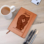 To My Mom I May Have Outgrown Your Lap But I Will Never Outgrow A Place In Your Heart Leather Graphic Journal