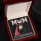 To My Mom Not All Heroes Wear Capes, Some Become an Awesome Mom Love Knot Necklace