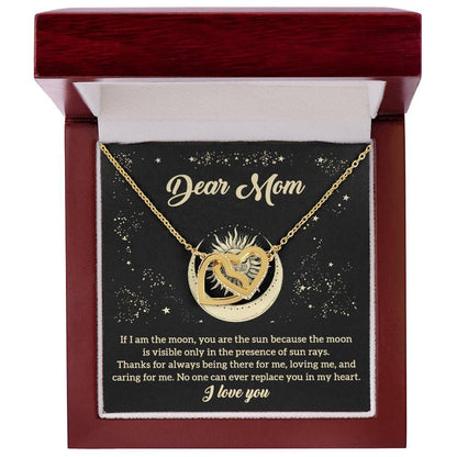 To My Mom You are the Sun Interlocking Hearts Necklace - Mallard Moon Gift Shop