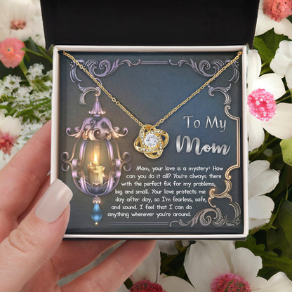 To My Mom Your Love Is a Mystery Love Knot Necklace - Mallard Moon Gift Shop