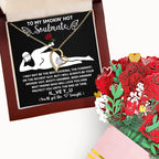 To My Smokin' Hot Soulmate - I Will Love You until the End of Time - Forever Love Pendant Necklace