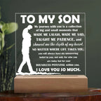 To My Son Inspirational Acrylic Plaque My Journey with You
