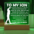 To My Son Inspirational Acrylic Plaque My Journey with You