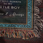 To My Son - Wherever your Journey May Take You, Enjoy the Ride Heirloom Woven Blanket