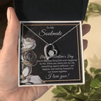 To My Soulmate Happy Valentine's Day Forever Love Pendant Necklace