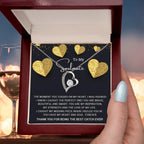 To My Soulmate I Caught My Missing Piece Forever Love Pendant Necklace