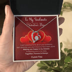 To My Soulmate Making You Happy is my Mission Forever Love Pendant Necklace