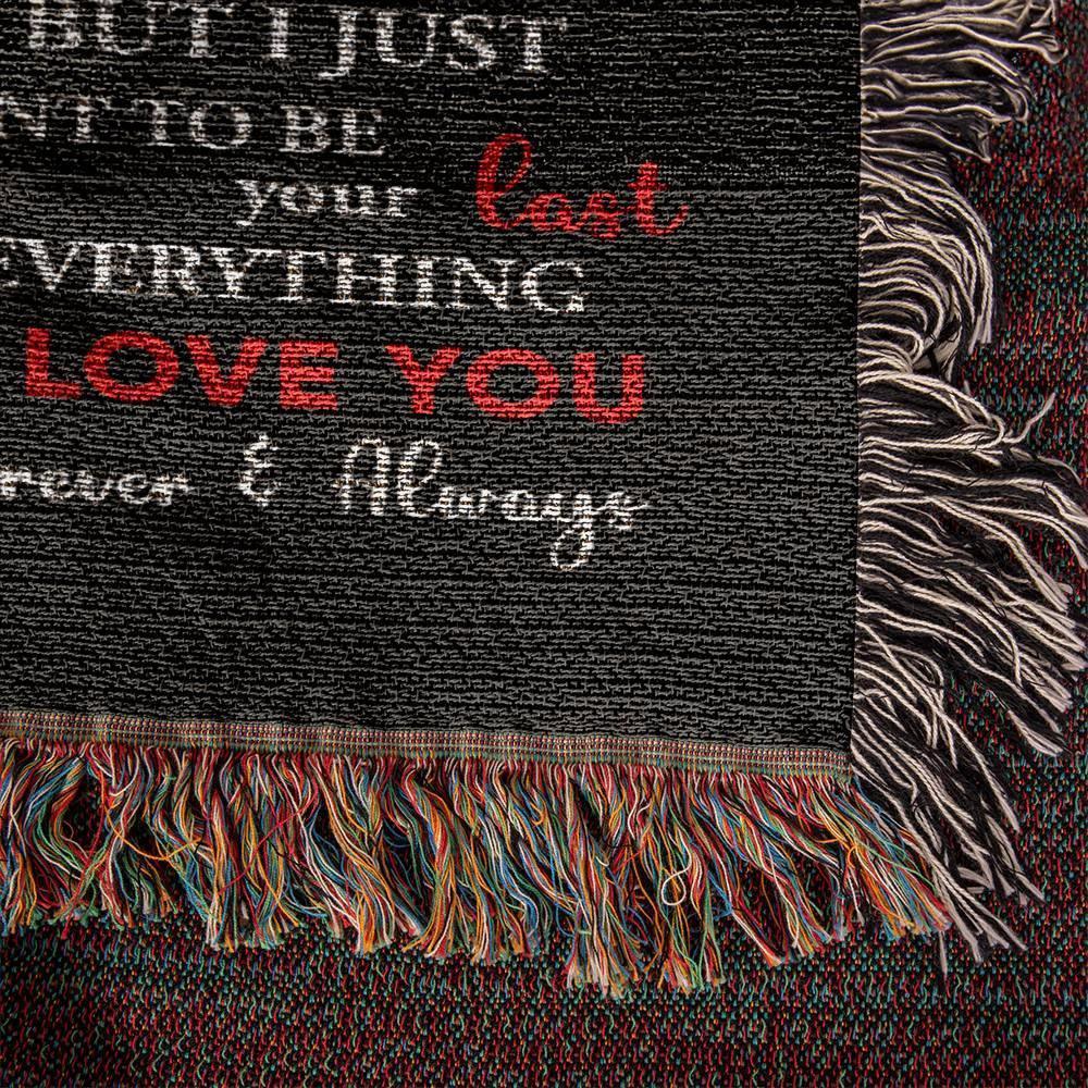 To My Soulmate - The Day I Met You I Found My Missing Piece Heirloom Woven Blanket