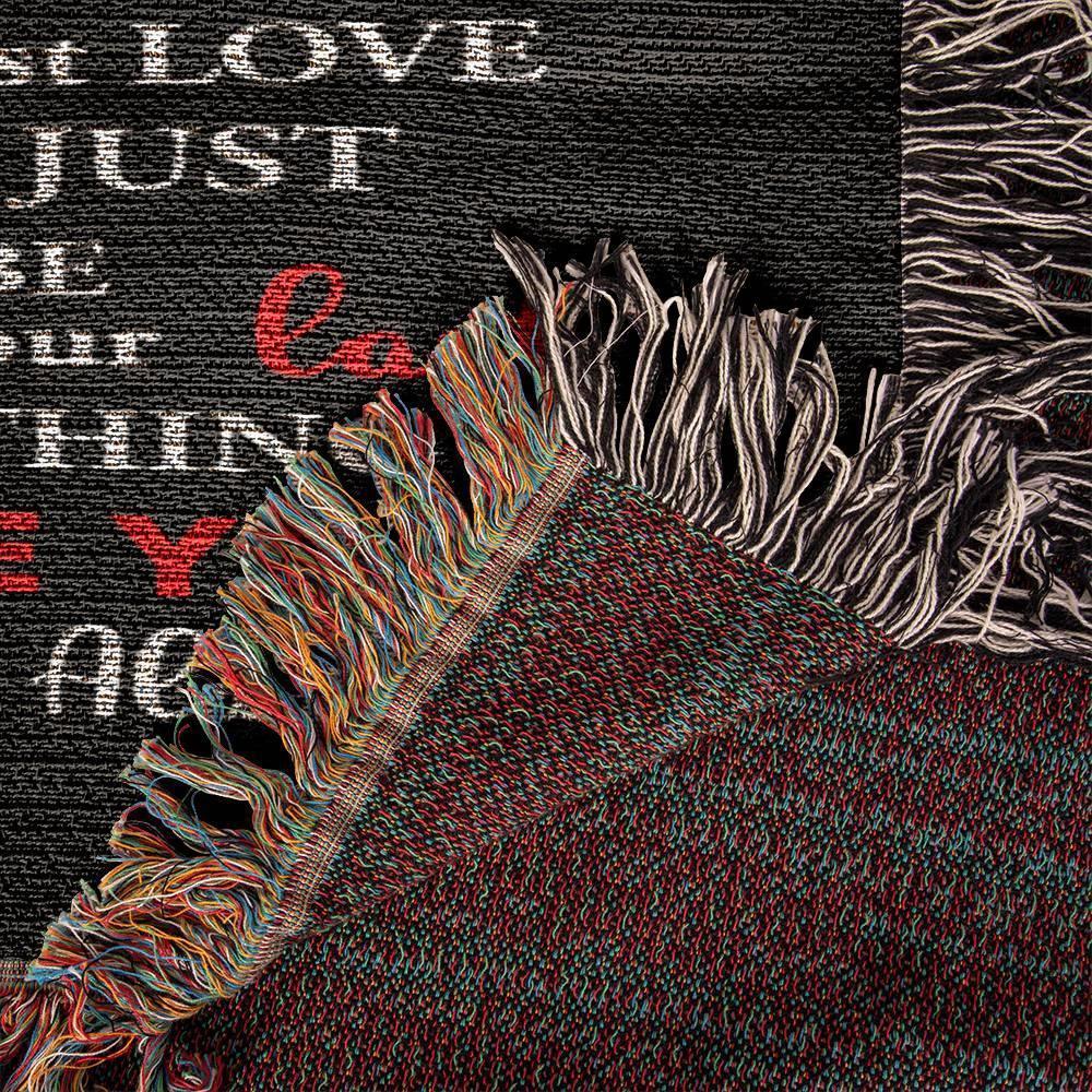 To My Soulmate - The Day I Met You I Found My Missing Piece Heirloom Woven Blanket