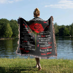 To My Soulmate - The Day I Met You I Found My Missing Piece Heirloom Woven Blanket