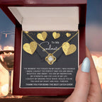 To My Soulmate You are the Best Catch Ever Love Knot Necklace