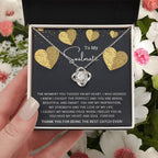 To My Soulmate You are the Best Catch Ever Love Knot Necklace