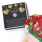 To My Soulmate You are the Best Catch Ever Love Knot Necklace