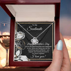 To My Soulmate You are the Best Thing That Ever Happened to Me Valentine Love Knot Necklace