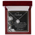 To My Soulmate You are the Best Thing That Ever Happened to Me Valentine Love Knot Necklace