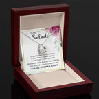 To My Soulmate You Complete Me Forever Love Pendant Necklace