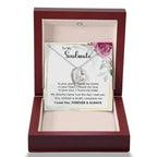 To My Soulmate You Complete Me Forever Love Pendant Necklace