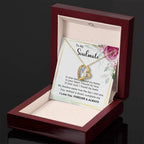 To My Soulmate You Complete Me Forever Love Pendant Necklace