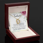 To My Soulmate You Complete Me Forever Love Pendant Necklace