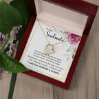 To My Soulmate You Complete Me Forever Love Pendant Necklace