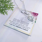 To My Soulmate You Complete Me Forever Love Pendant Necklace