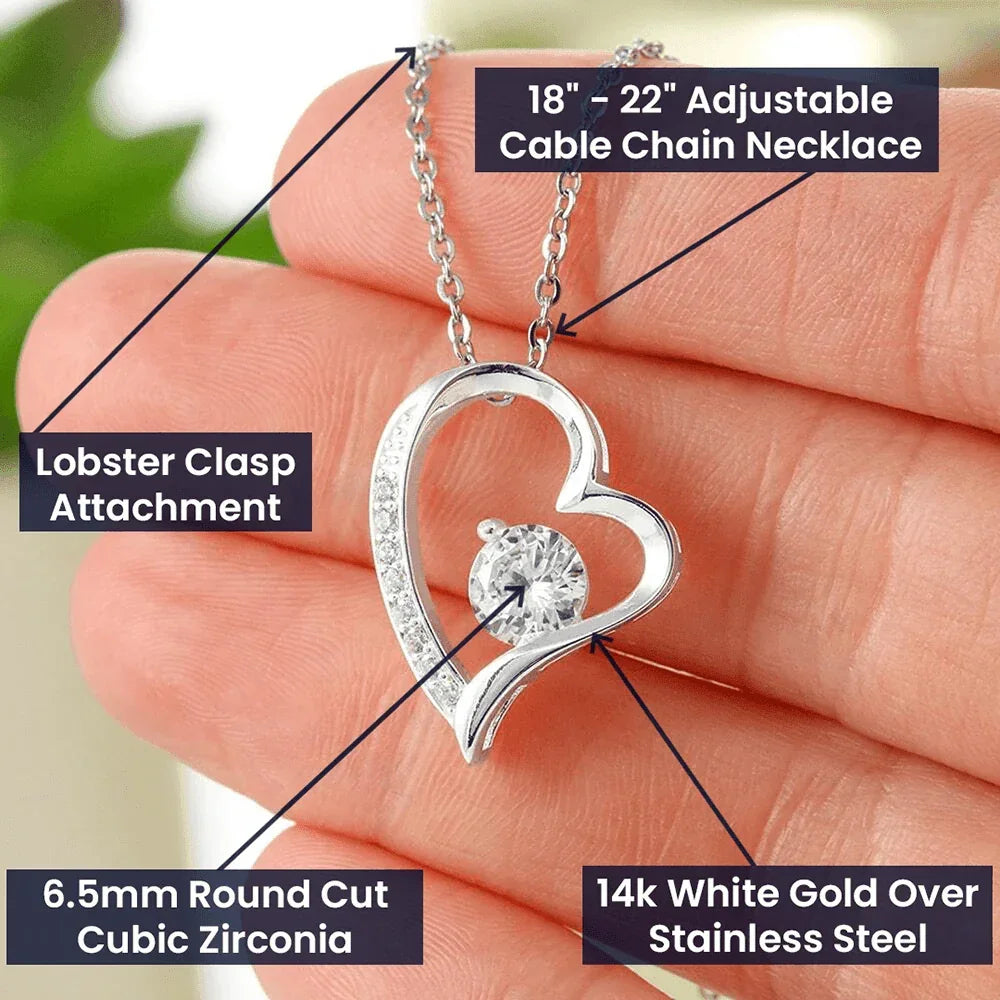 To My Soulmate You Complete Me Forever Love Pendant Necklace