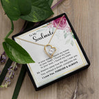 To My Soulmate You Complete Me Forever Love Pendant Necklace