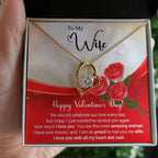 To My Wife Celebrate Our Love Every Day Forever Love Pendant Necklace