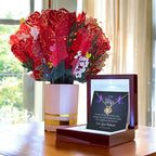 To my Wife I am So Glad You Found Me Love Knot Necklace