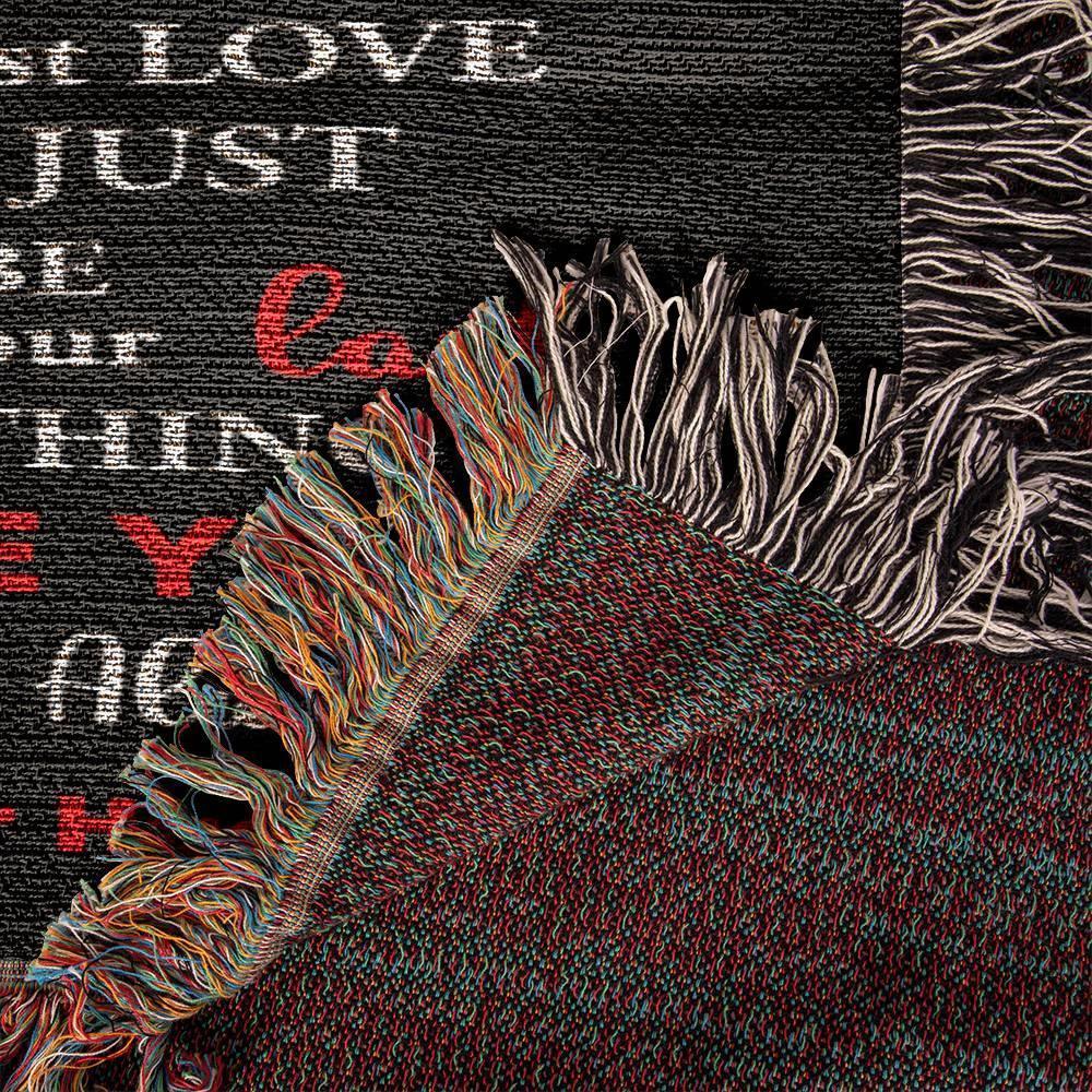 To My Wife - The Day I Met You I Found My Missing Piece Heirloom Woven Blanket