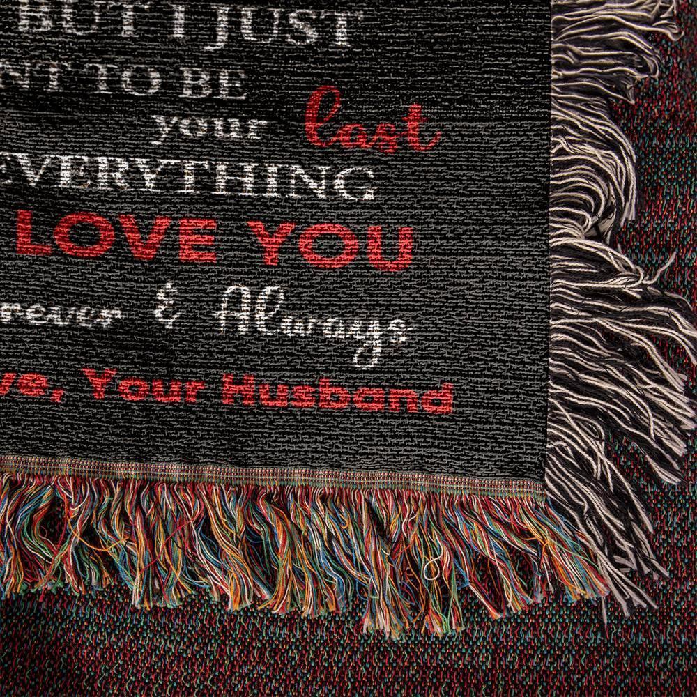To My Wife - The Day I Met You I Found My Missing Piece Heirloom Woven Blanket