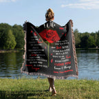 To My Wife - The Day I Met You I Found My Missing Piece Heirloom Woven Blanket