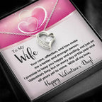 To-My-Wife--You-Make-Me-a-Better-Person Forever Love Heart Pendant Necklace