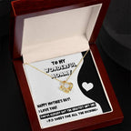 To My Wonderful Mommy-to-Be - Sorry For All the Kicking - Love Knot Necklace