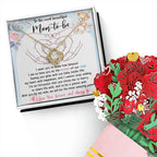 To the Most Beautiful Mom to Be I Am Blessed To Have You as the Mother of Our Child - Love Knot Necklace