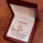 To The Prettiest Girlfriend Happy Valentine's Day Forever Love Pendant Necklace