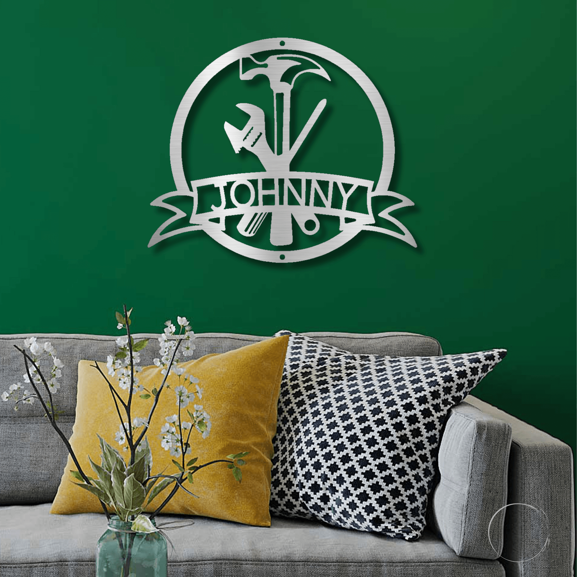 Tool Man Personalized Metal Wall Art - Mallard Moon Gift Shop