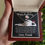 To My Soulmate Dazzling Love Knot Necklace with Message Card and Gift Box