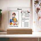 First Day of School Personalized Photo Acrylic Keepsake Plaque