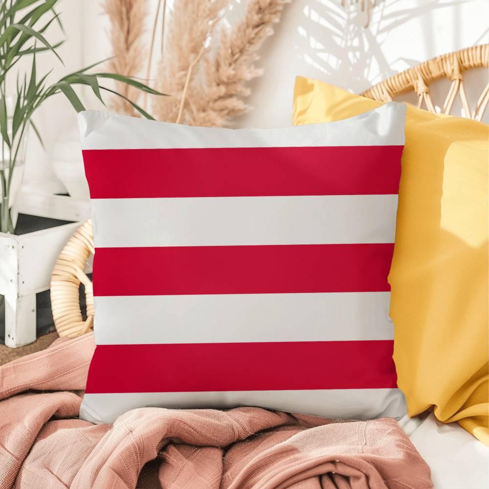American Flag Stars and Stripes Patriotic Indoor-Outdoor Pillow - Mallard Moon Gift Shop
