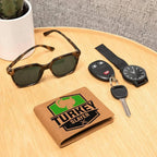Turkey Hunter Gift Leather Wallet