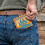 Grand Paw Leather Wallet Gift for Grandfather